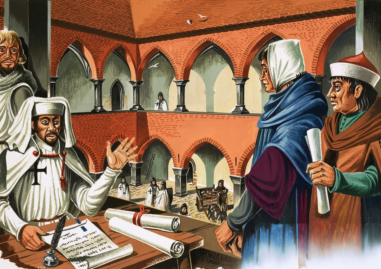 Histoires des chevaliers teutoniques : Les chevaliers marchent vers l