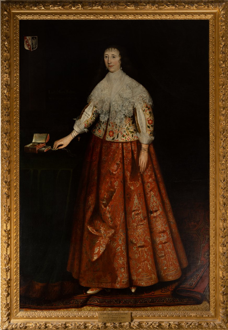 Lady Mary Tufton, fille du 1er comte de Thanet, épouse de Sir Edward Sisshopp, 2e Bt., c.1590-1656 - Daniel (circle of) Mytens