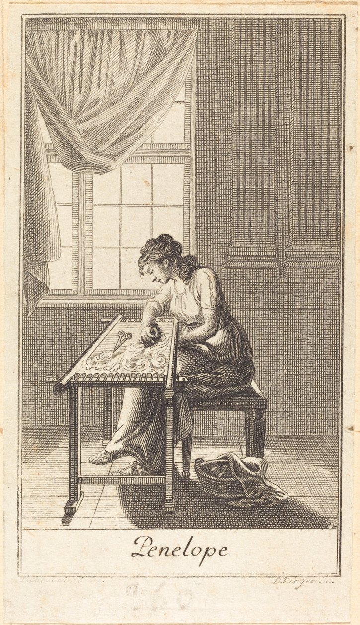 Pénélope - Daniel Berger after Daniel Nikolaus Chodowiecki