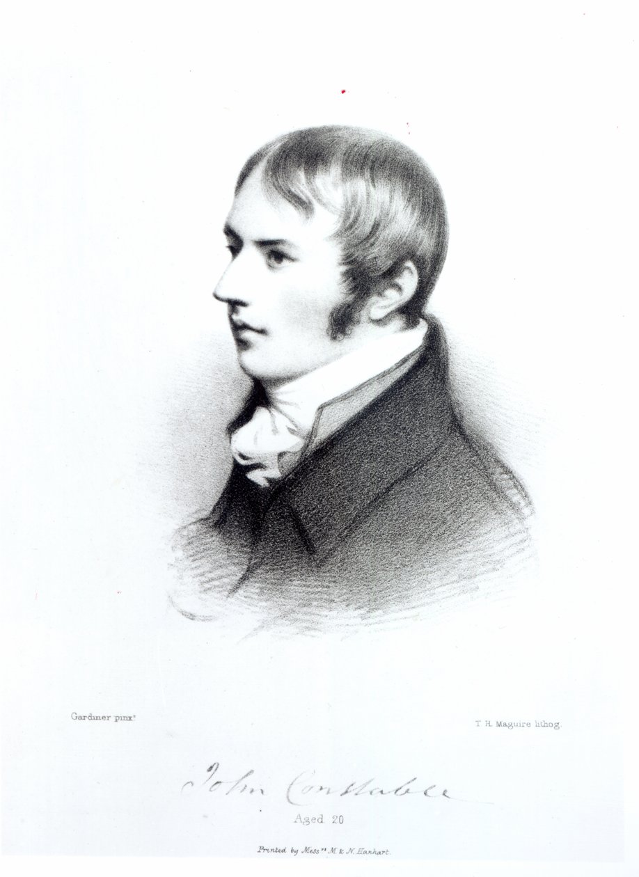 John Constable, âgé de 20 ans, gravé par Thomas Herbert Maguire - Daniel Gardner