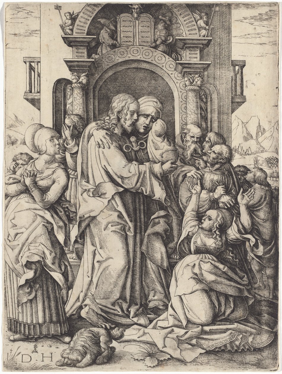 La Vierge Marie prenant congé du Christ - Daniel Hopfer