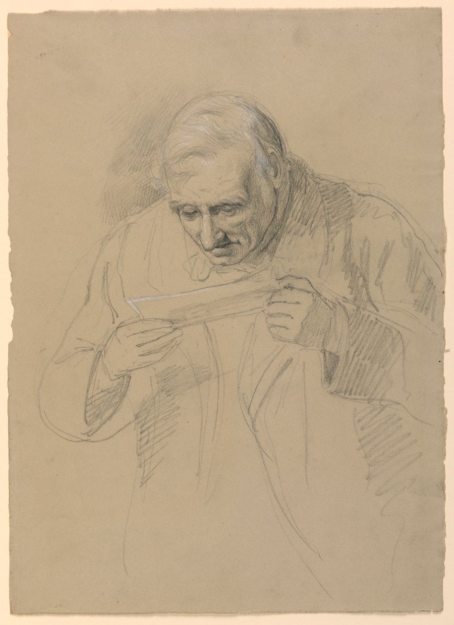 Dessin, le père de Daniel Huntington, 1859 - Daniel Huntington