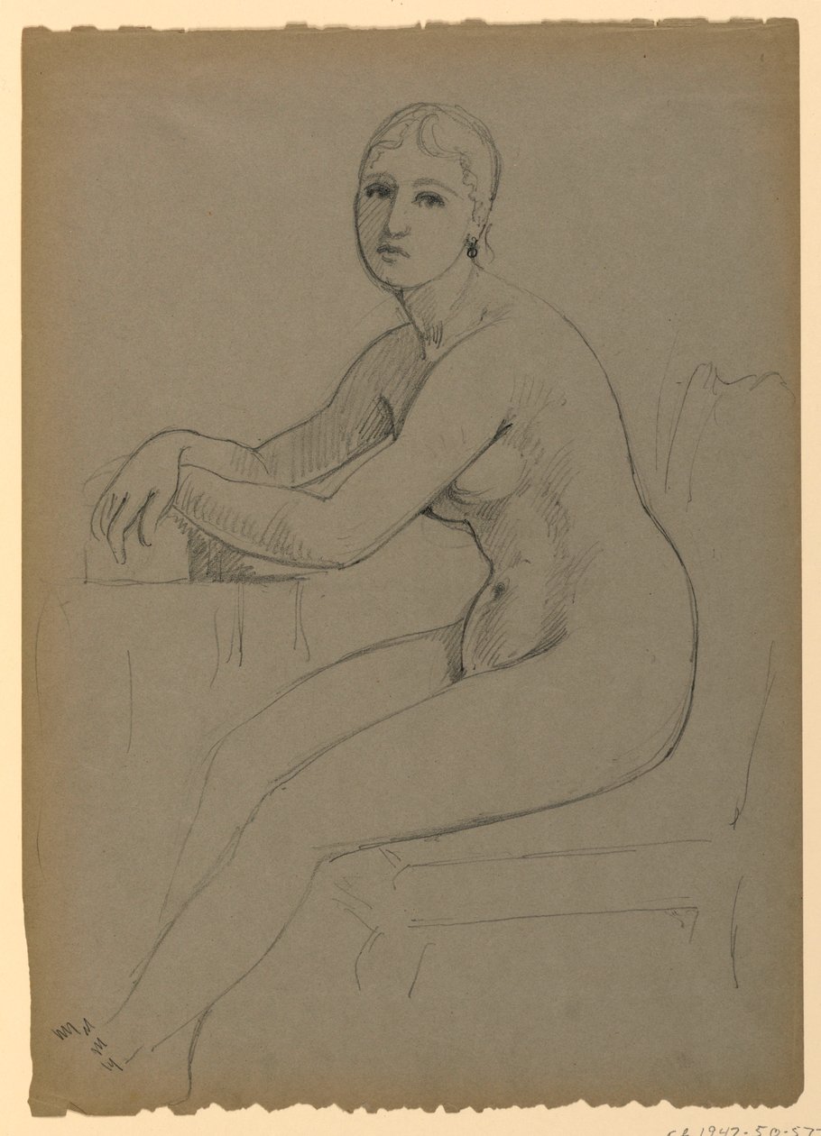 Dessin, Mme Cortland DePeyster F, 1881 - Daniel Huntington