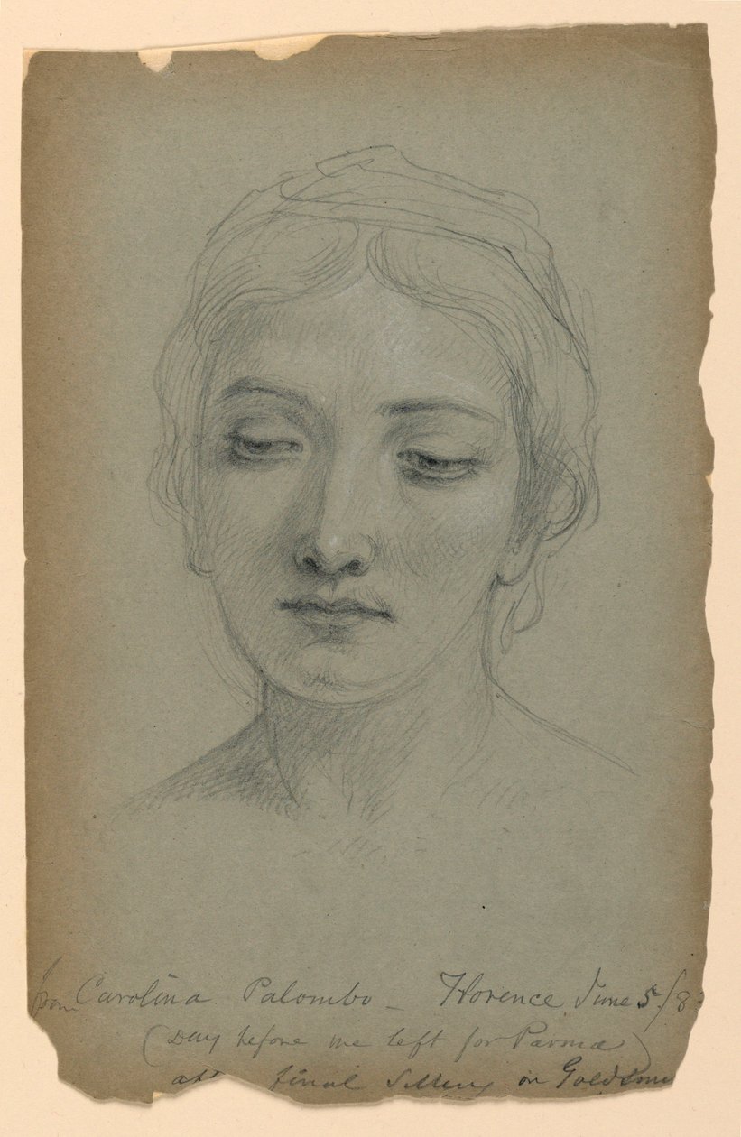 Dessin, étude pour "The Goldsmith", 5 juin 1883 - Daniel Huntington