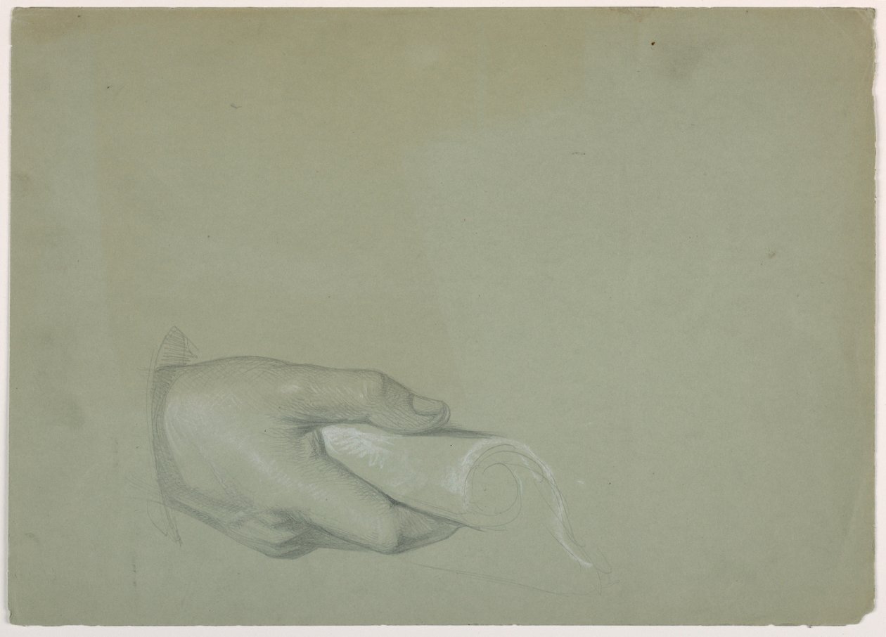 Dessin, étude pour "Tribute Money", 1852 - Daniel Huntington