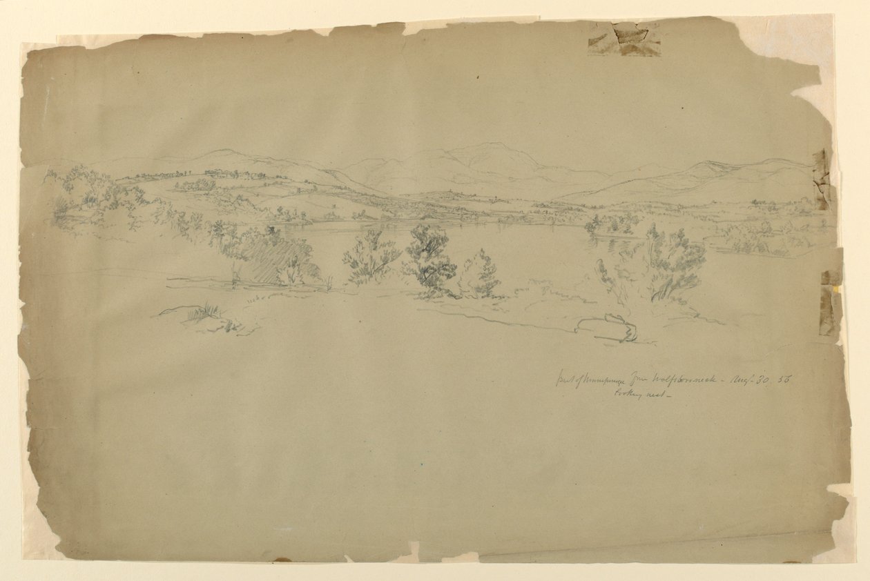 Lac Winnipesaukee depuis Wolfeboro Neck, vue vers l