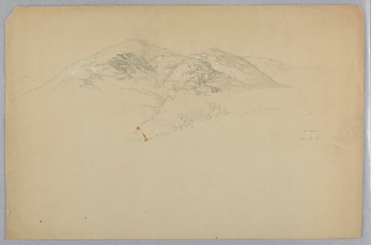 Esquisse de paysage, Mont Desert, Maine - Daniel Huntington