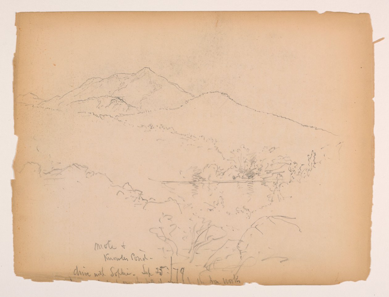 Montagne Moat et étang Knowles, New Hampshire - Daniel Huntington