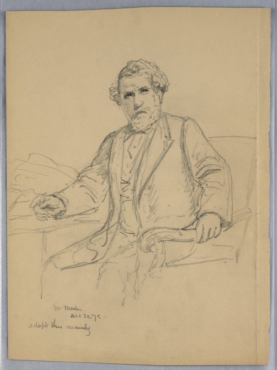 Étude pour le portrait de Charles J. Martin - Daniel Huntington