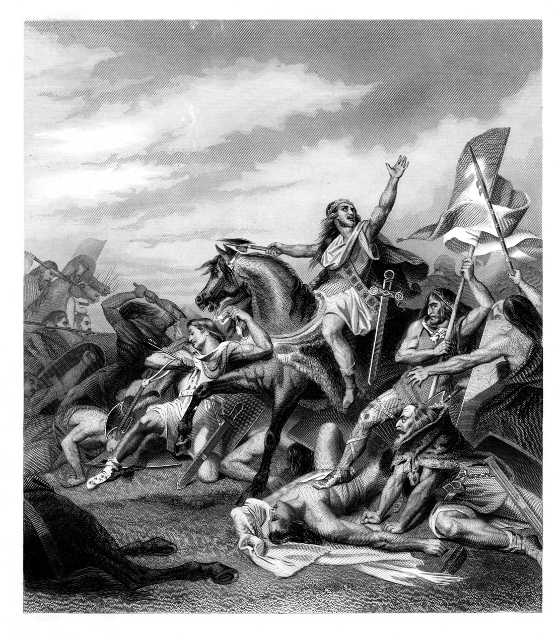 Bataille de Tolbiacum, 496 après J.-C., 1875 - Daniel John Pound