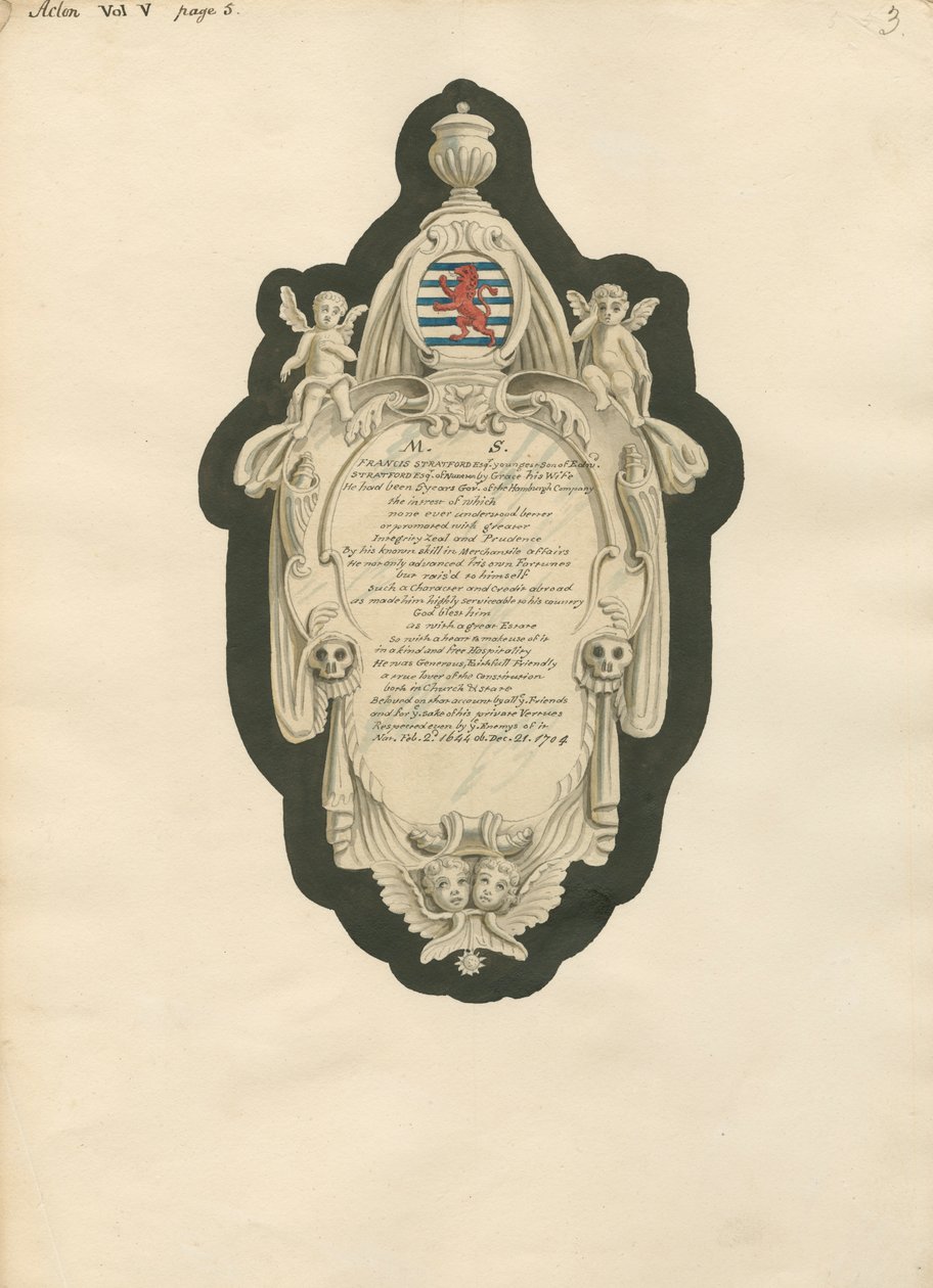 Mémorial de Francis Stratford de l