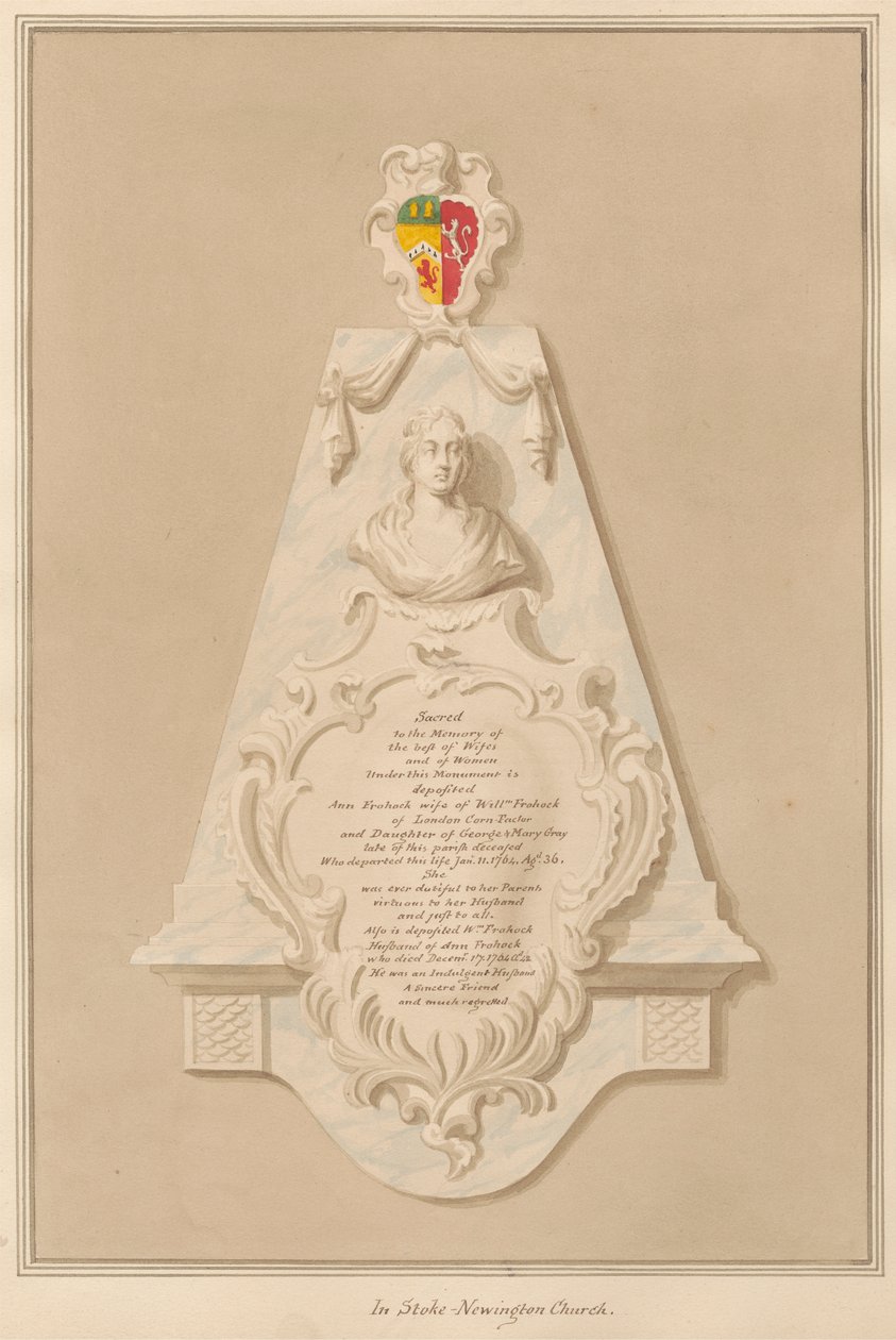 Mémorial à Loilliam et Ann Frohock de l