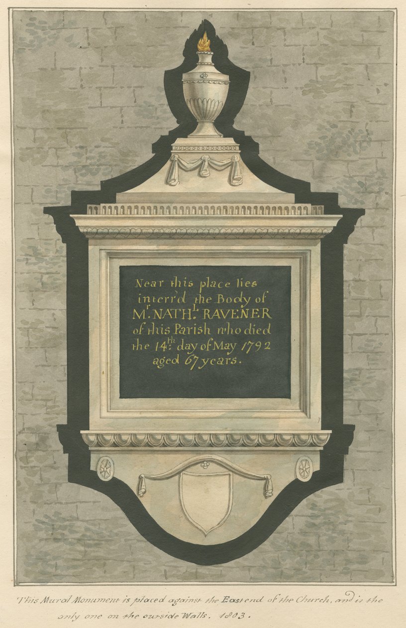 Mémorial à M. Nathaniel Ravener de l