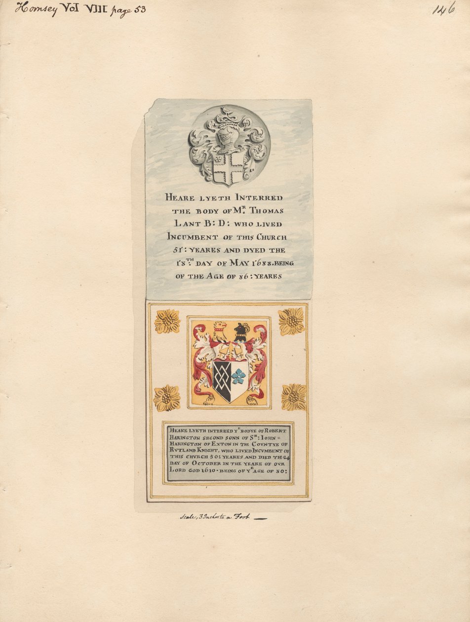 Mémorial à Thomas Lant et à Robert Harington de l