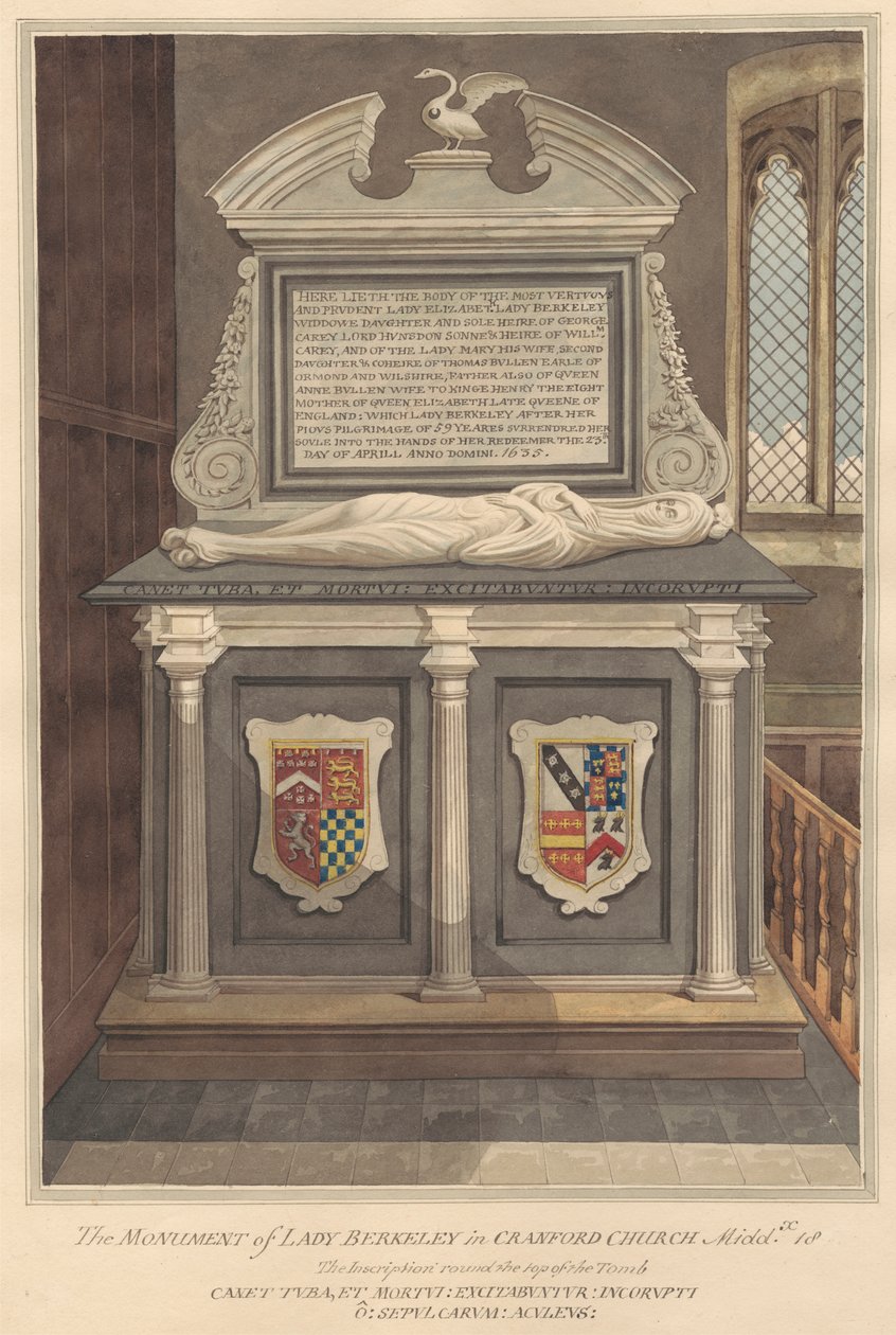 Tombe de Lady Elizabeth Berkeley de l