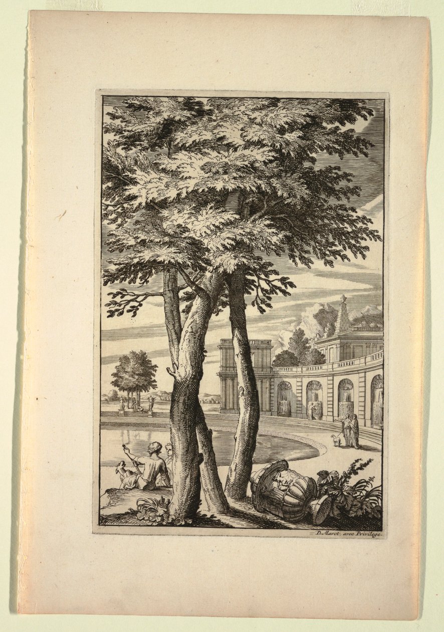 Planche dans Nouveaux Livre de Paysages - Daniel Marot