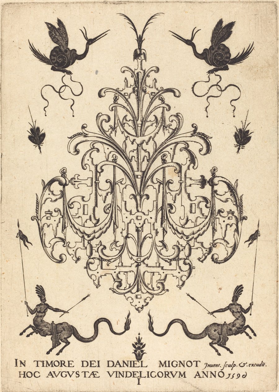 Page de titre : Broche, animaux en forme d