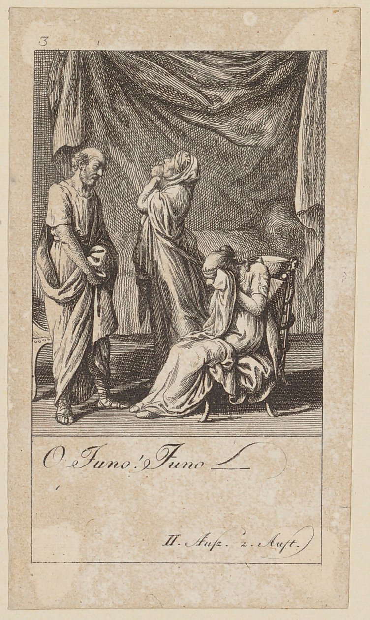 Planche 3 pour le « Coriolan » de Shakespeare - Daniel Nikolaus Chodowiecki