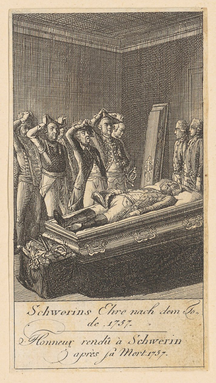 Planche 6 des « Scènes de guerre du Brandebourg » - Daniel Nikolaus Chodowiecki