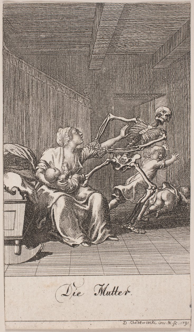 "La mère" - Daniel Nikolaus Chodowiecki
