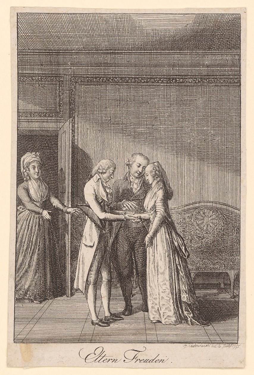 Les joies de la parentalité - Daniel Nikolaus Chodowiecki