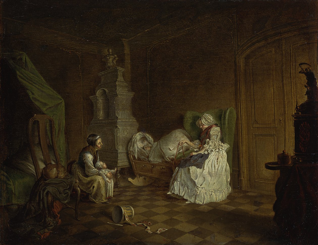 Scène familiale - Daniel Nikolaus Chodowiecki