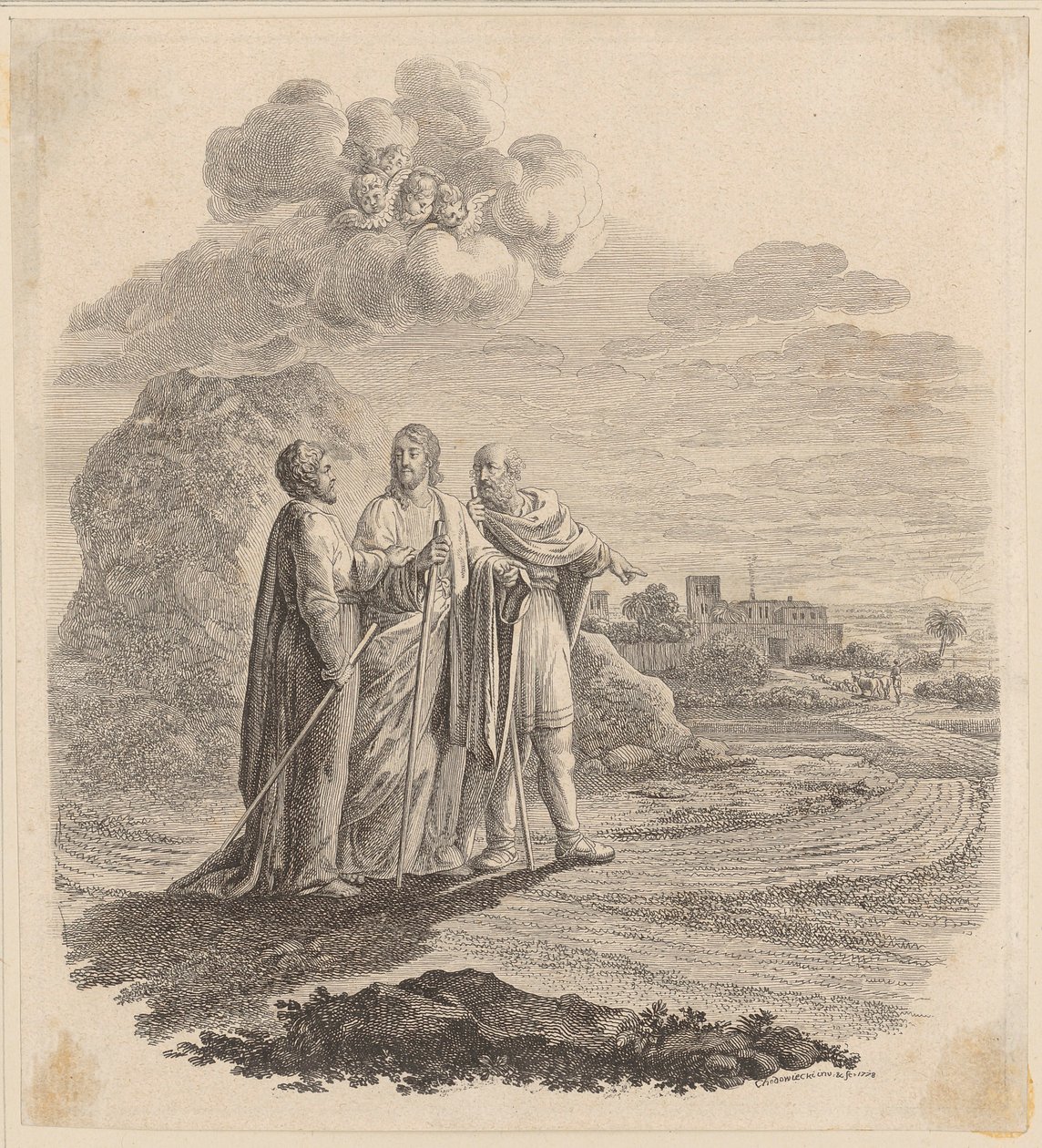 Les disciples sur le chemin d