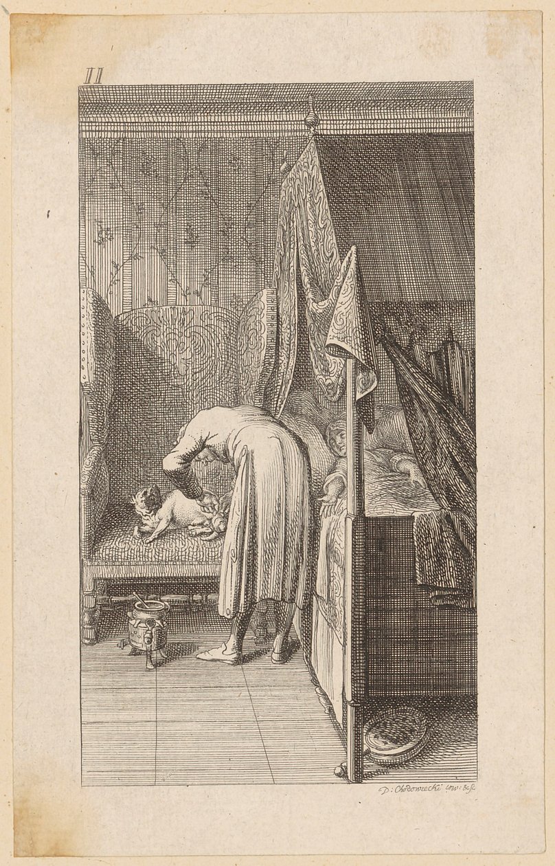 Sa deuxième femme - Daniel Nikolaus Chodowiecki
