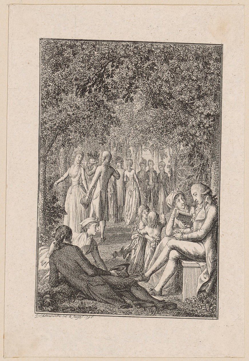 Gravure sur cuivre illustrant la couverture de l