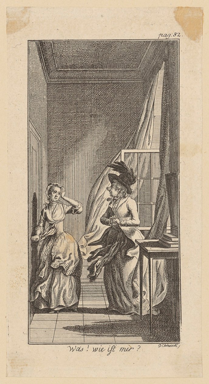 Gravure de titre illustrant « Lebensläufe » de Hippel, deuxième tome, troisième partie - Daniel Nikolaus Chodowiecki