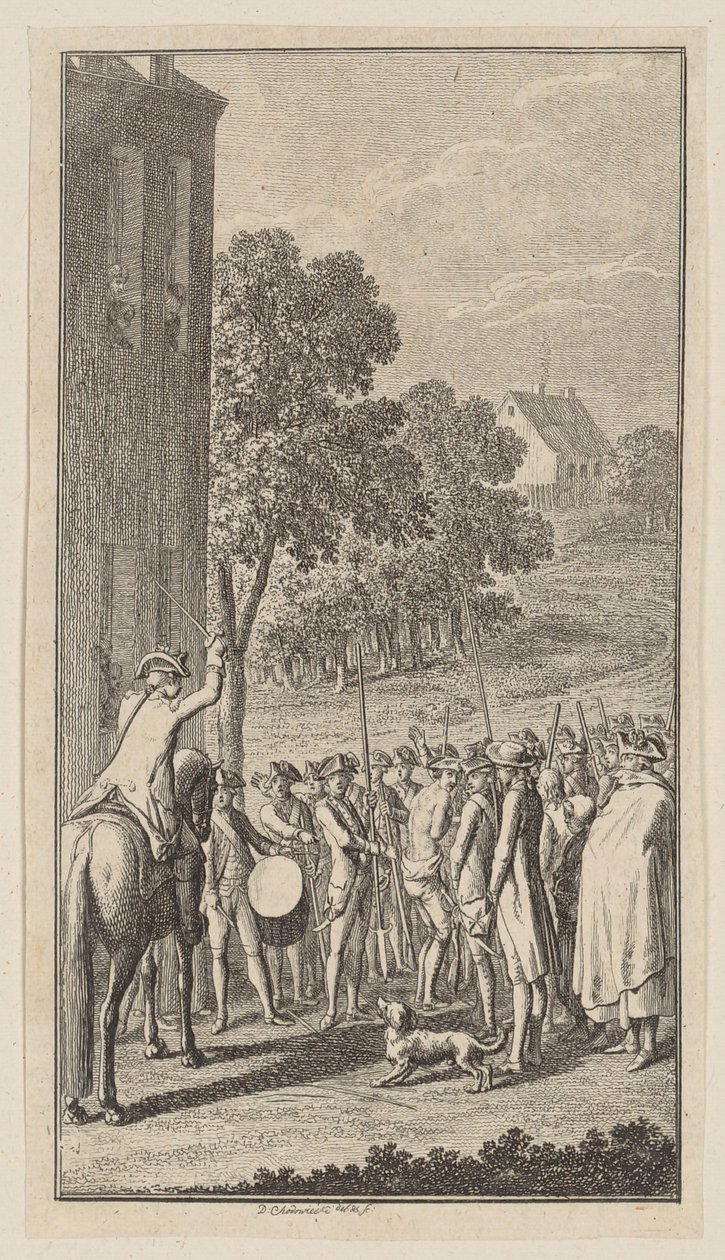 Gravure de titre illustrant « Carl von Carlsberg » de Salzmann, troisième partie - Daniel Nikolaus Chodowiecki