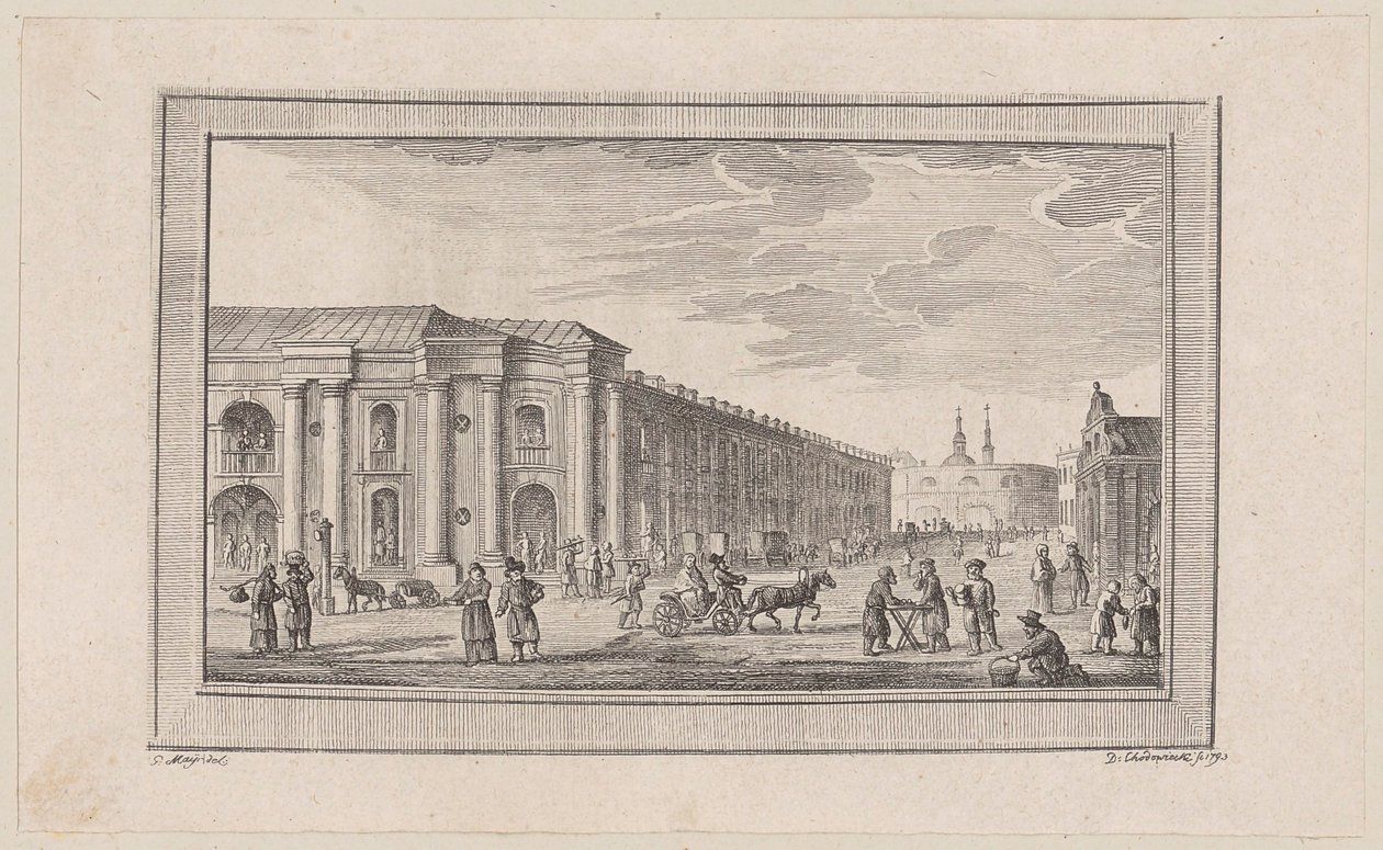 Gravure sur cuivre illustrant l
