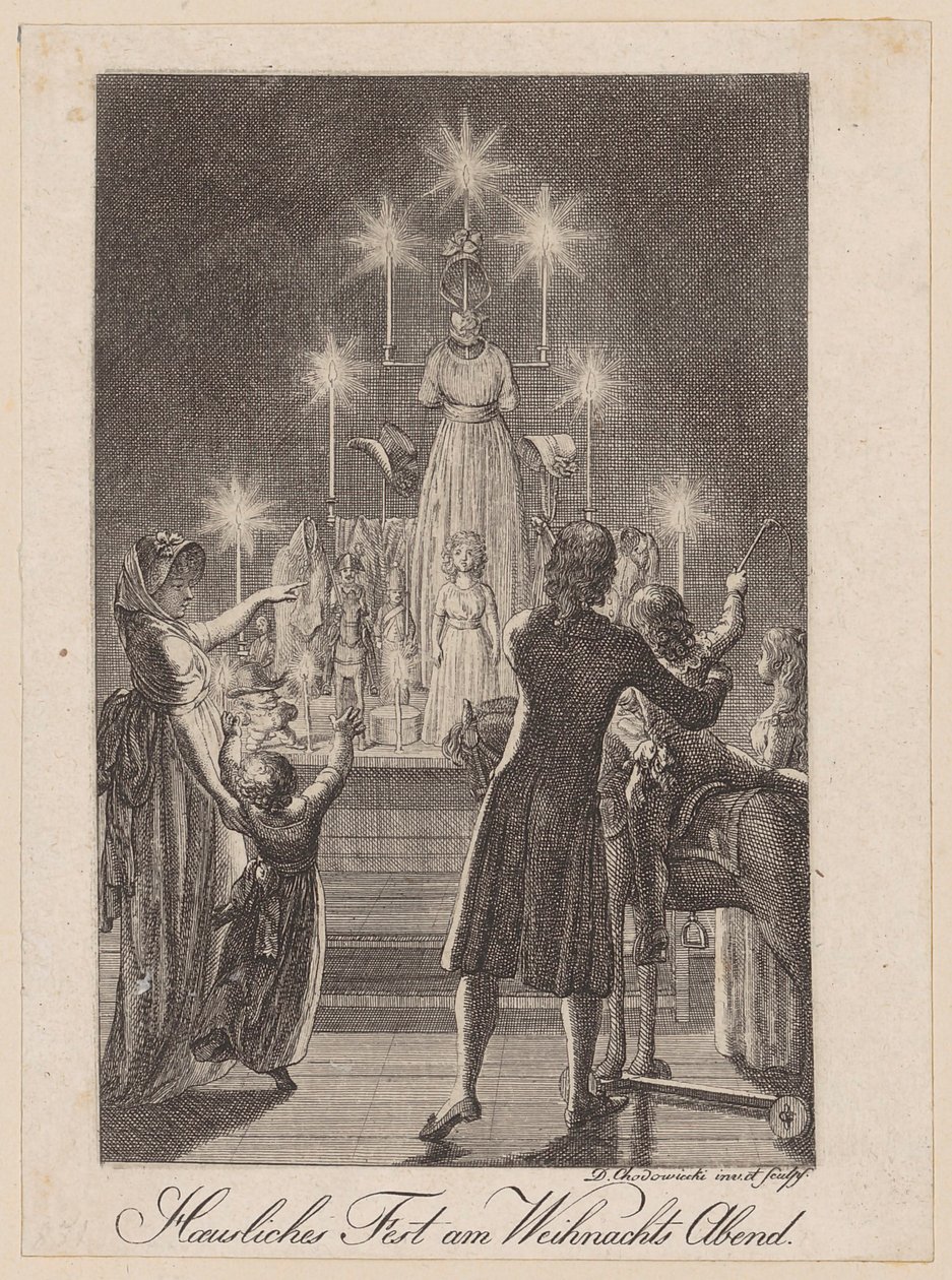 Fête de Noël - Daniel Nikolaus Chodowiecki
