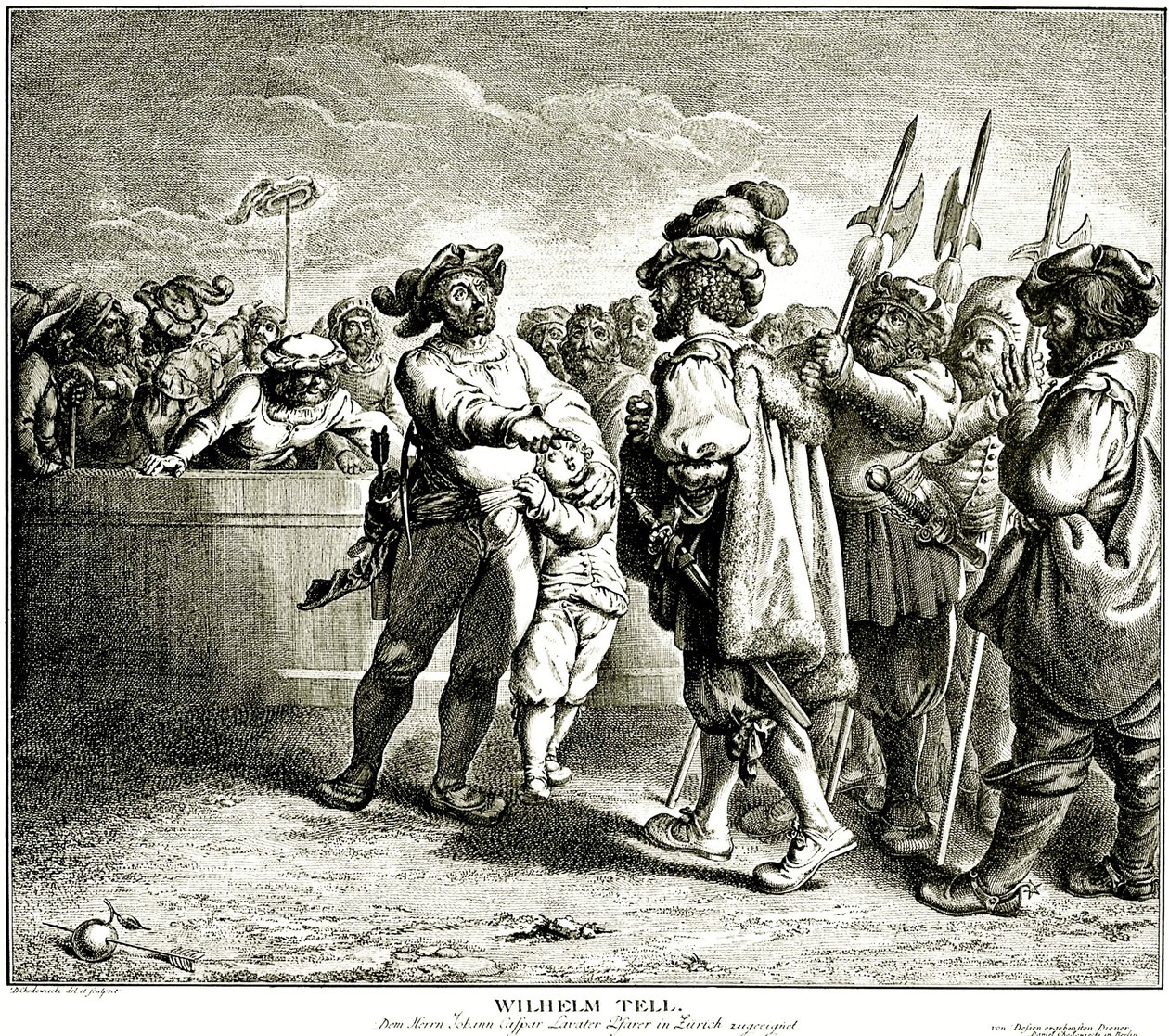Guillaume Tell, 1781 - Daniel Nikolaus Chodowiecki