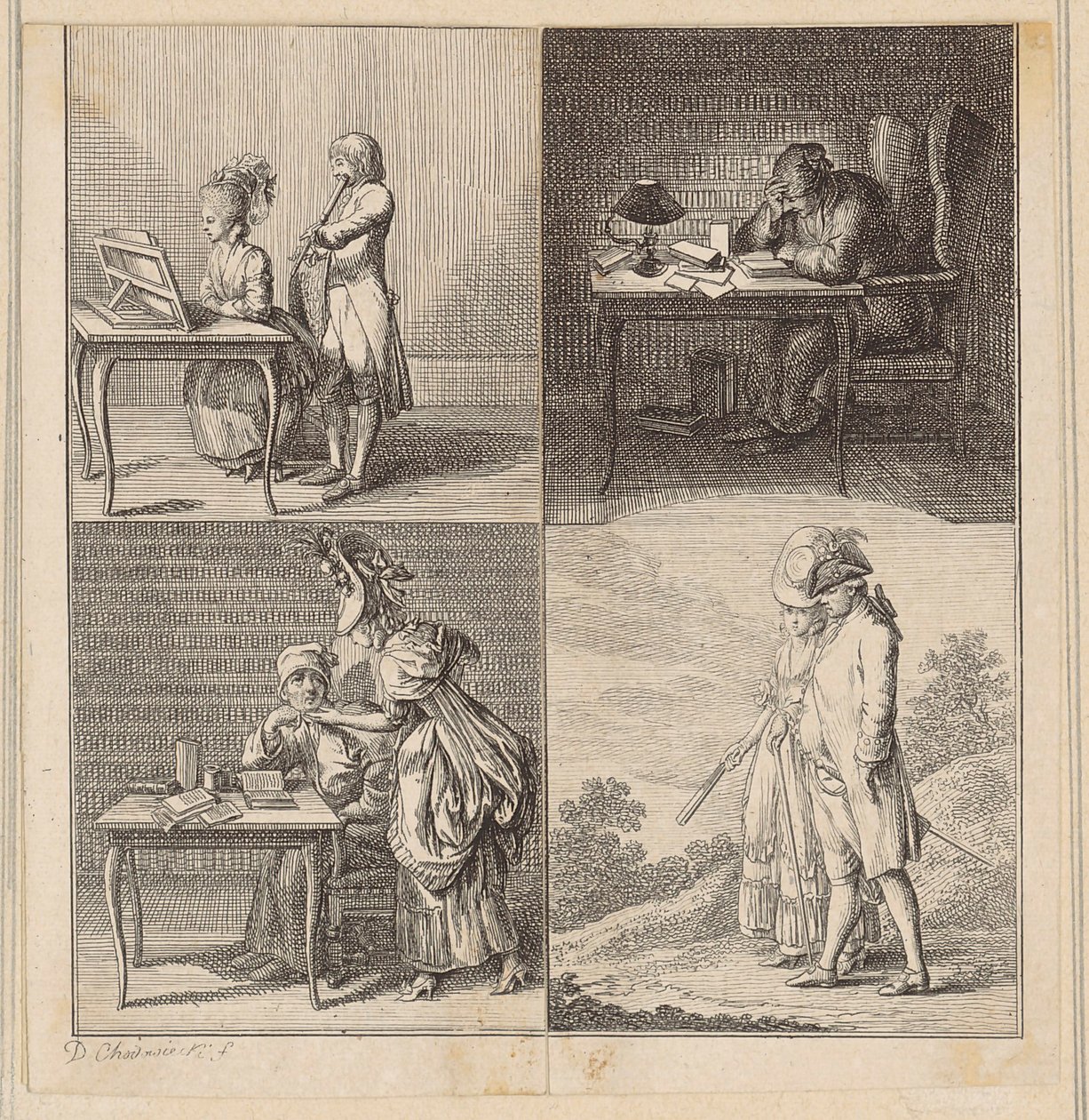 Sans titre [VII] - Daniel Nikolaus Chodowiecki