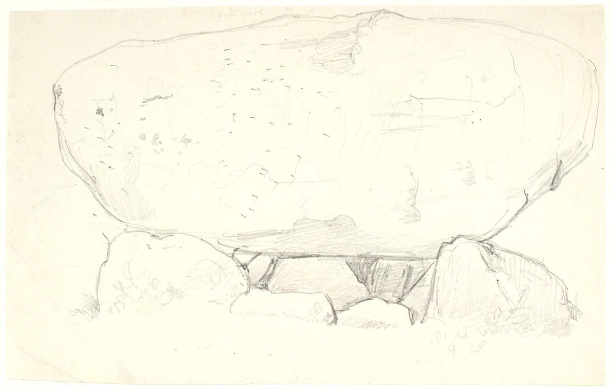 Un dolmen à Brandsø - Dankvart Dreyer