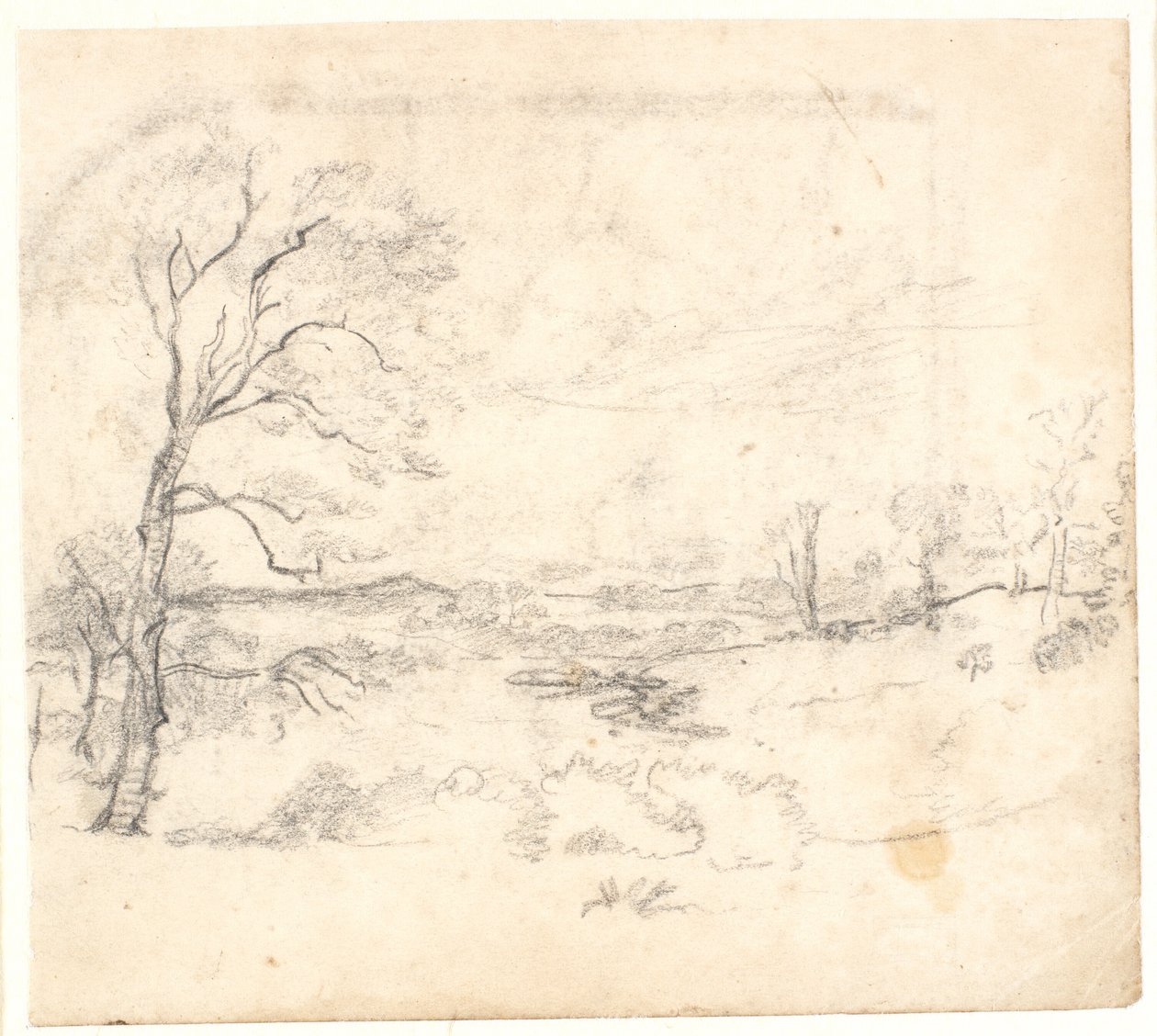 Vue sur un paysage vallonné et boisé - Dankvart Dreyer