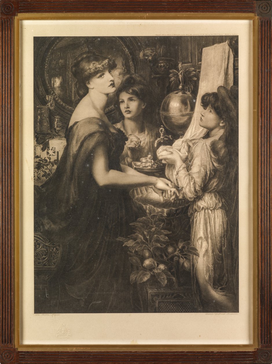 La Bella Mano - Dante Gabriel (after) Rossetti