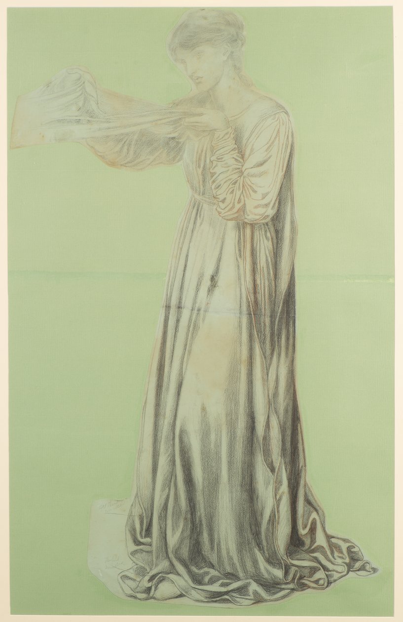 Étude pour le rêve de Dante - Dante Gabriel Charles Rossetti