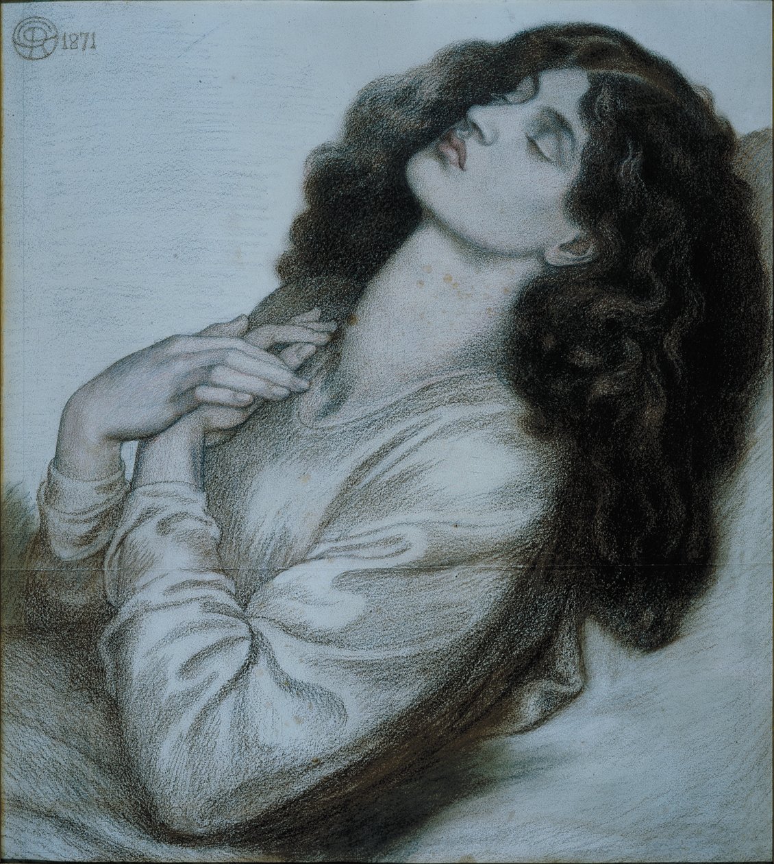Le rêve de Dante au moment de la mort de Béatrice - Dante Gabriel Charles Rossetti