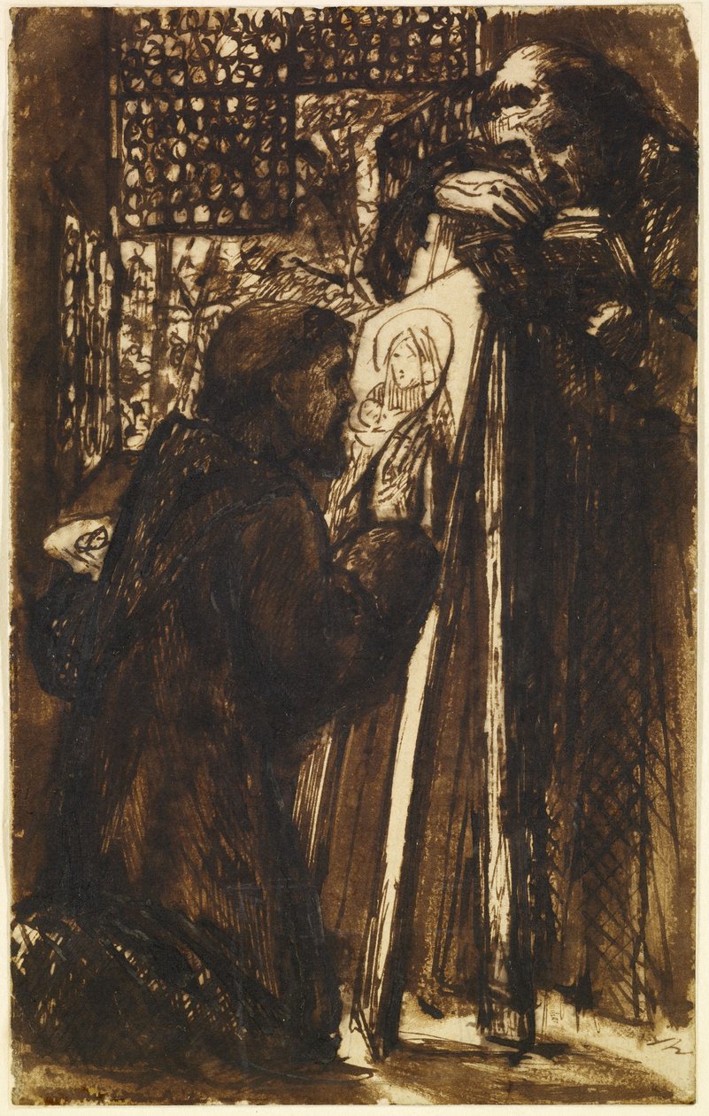 Fra Angelico peignant - Dante Gabriel Charles Rossetti