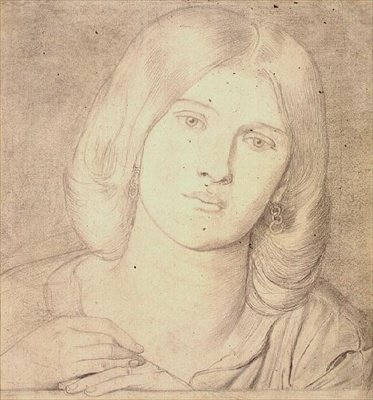 Miss Fanny Cornforth, c.1860 - Dante Gabriel Charles Rossetti