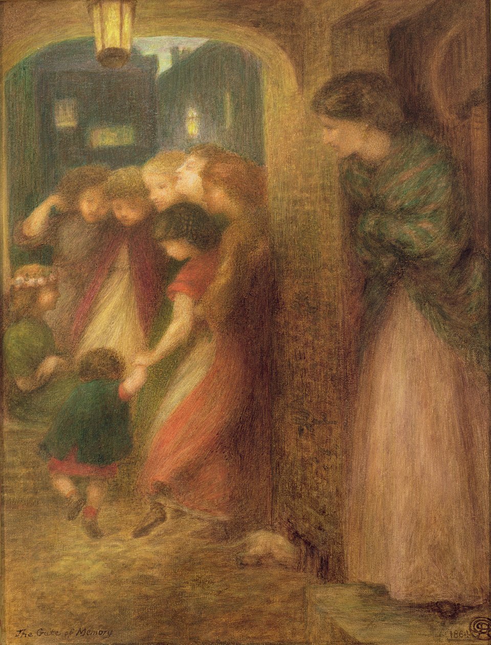 La Porte de la mémoire, 1864 - Dante Gabriel Charles Rossetti
