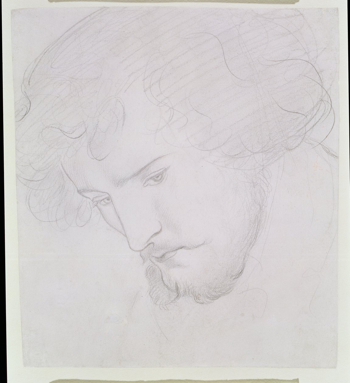 La semence de David - Étude pour David, 1859-1862 - Dante Gabriel Charles Rossetti