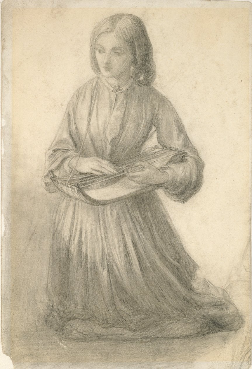 Elizabeth Siddal jouant d