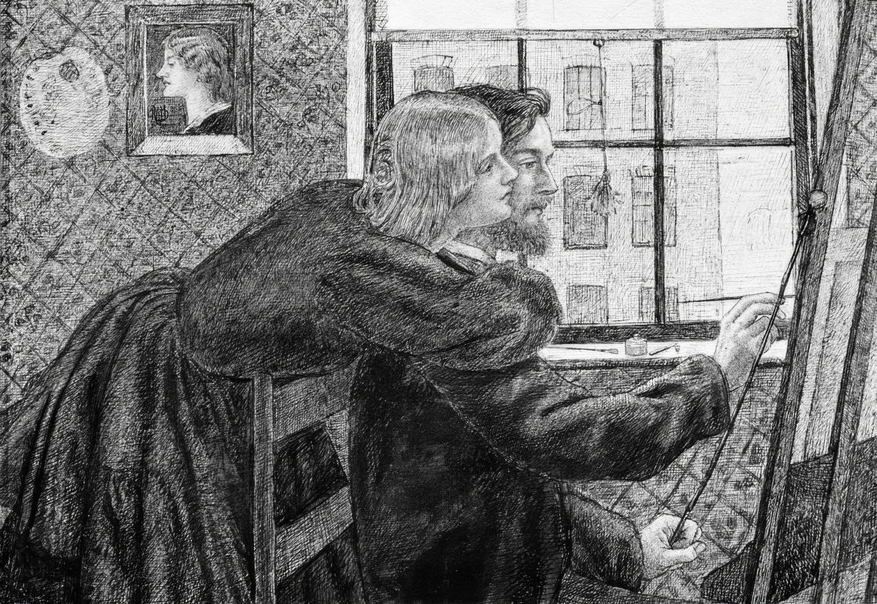 Fanny Cornforth et G.P. Boyce - Dante Gabriel Charles Rossetti