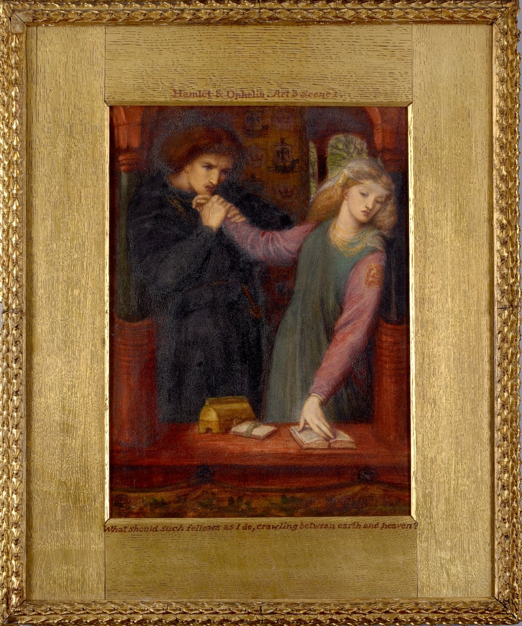 Hamlet et Ophélie - Dante Gabriel Rossetti