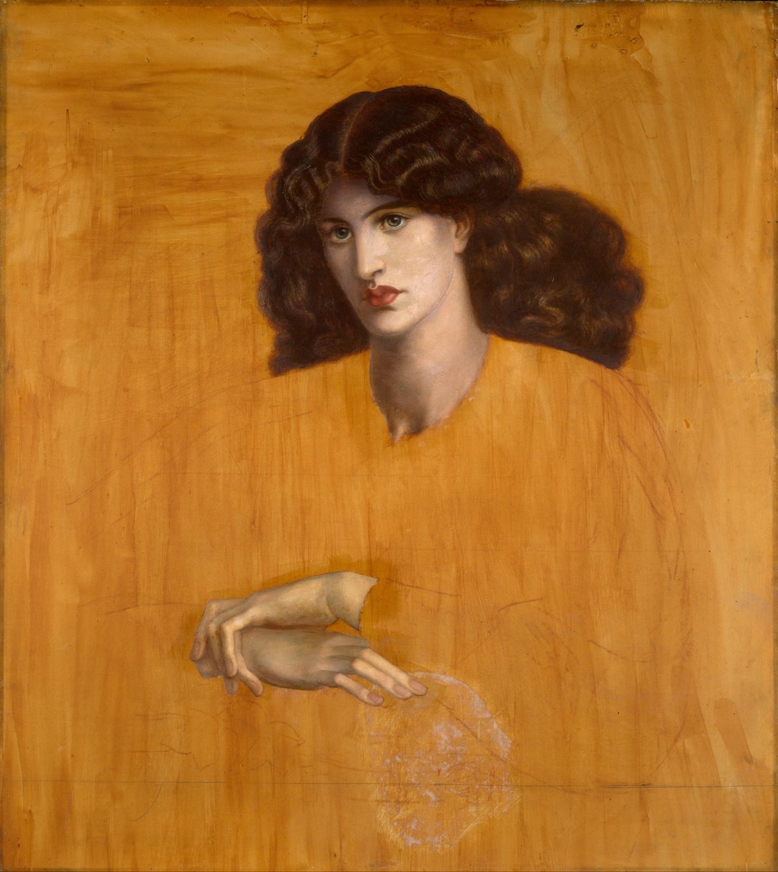 La dame de la fenêtre [La dame de pitié]. - Dante Gabriel Rossetti