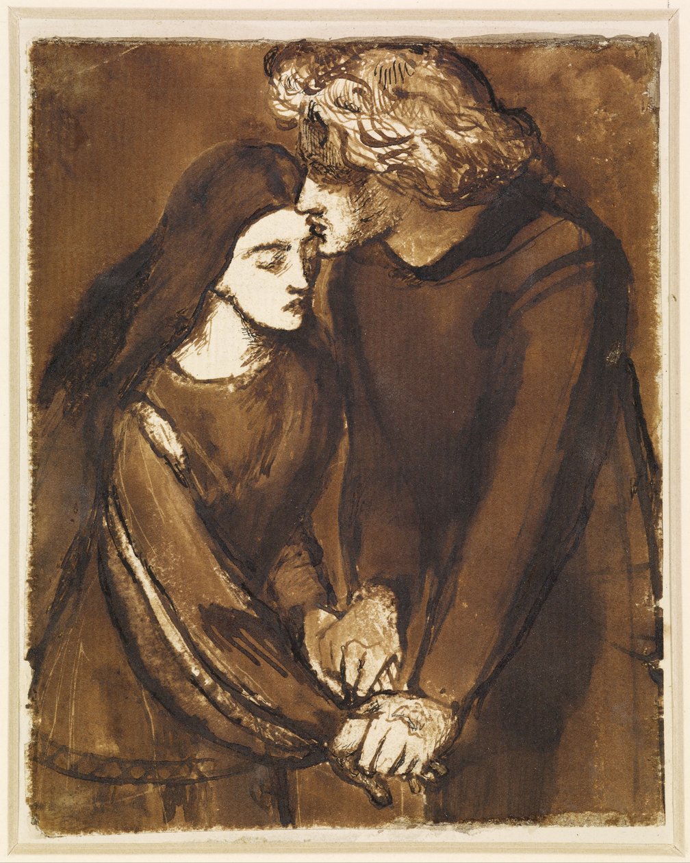 Deux amants - Dante Gabriel Rossetti