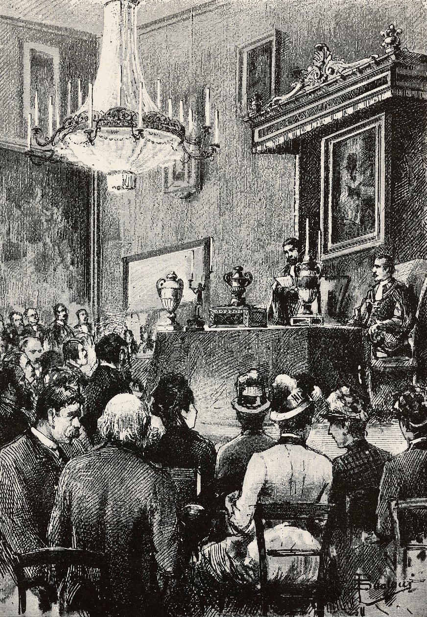 Élection des régents dans la République de Saint-Marin, gravure d